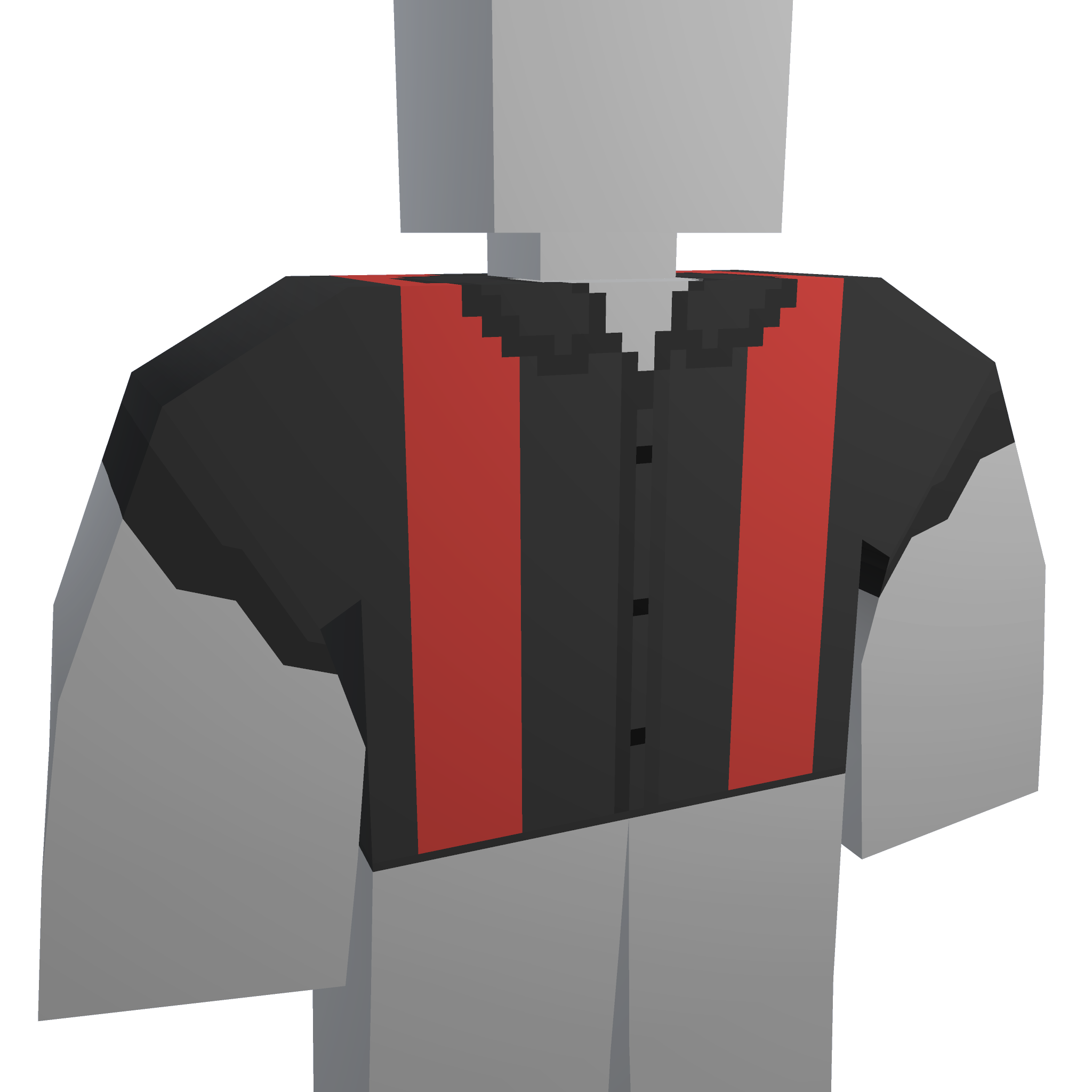 Red-Striped Button Up Shirt