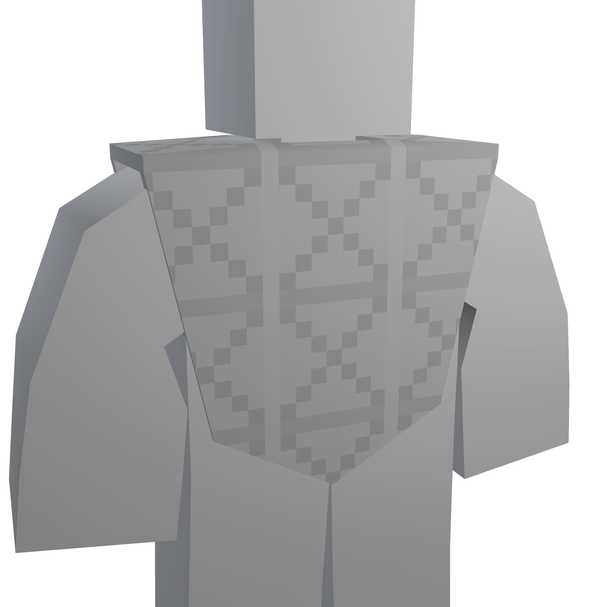 White Knitted Poncho