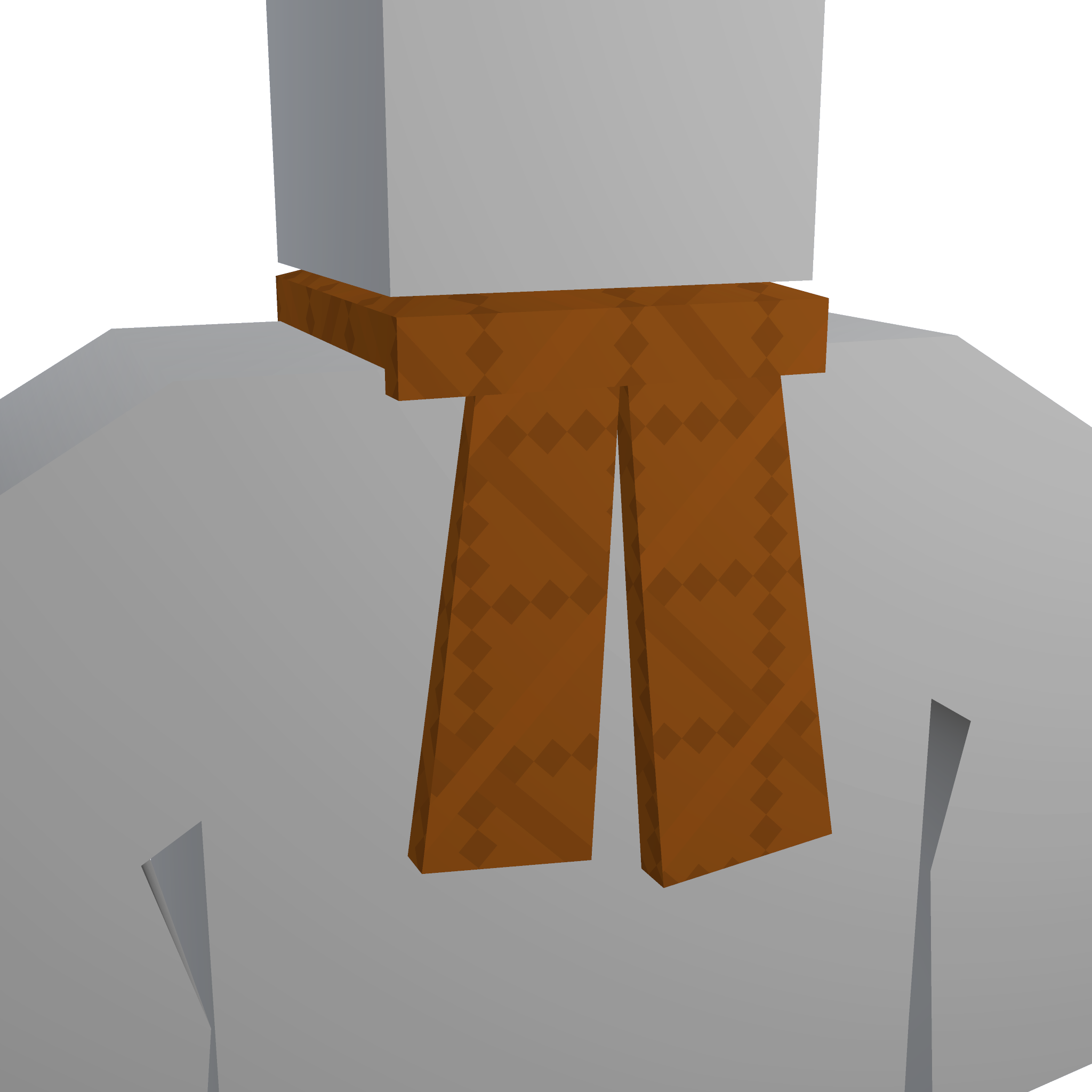 Orange Knitted Scarf