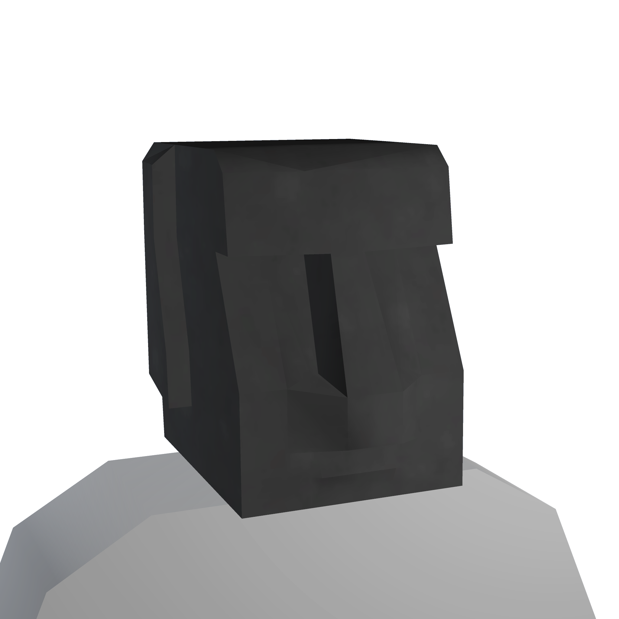 Mythical Glitched Moai Head