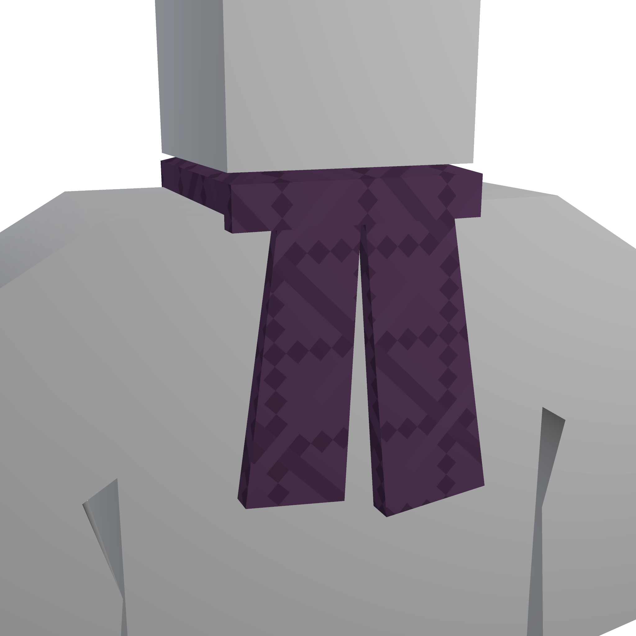 Purple Knitted Scarf