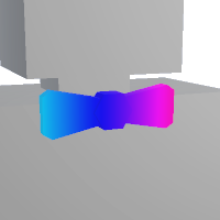 Mythical Glowing Rainbow Bowtie