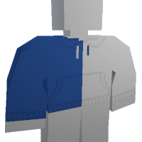 Blue Split Hoodie