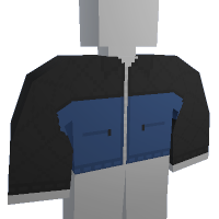 Blue Quilted Jacket