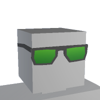 Green Mirrored Glasses