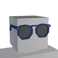 Blue Modern Glasses