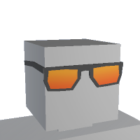 Orange Mirrored Glasses