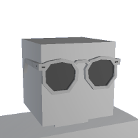 White Modern Glasses
