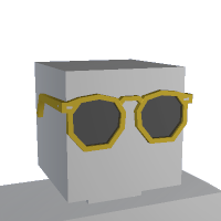 Gold Modern Glasses