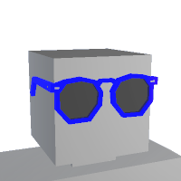 Rainbow Modern Glasses