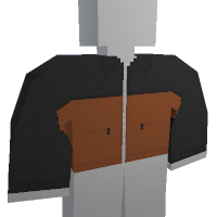 Orange Quilted Jacket