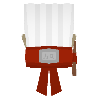 Mythical Melting Sushi Chef Hat