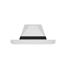 Glitched White Fedora