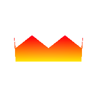 Mythical Confetti Rainbow Origami Party Hat