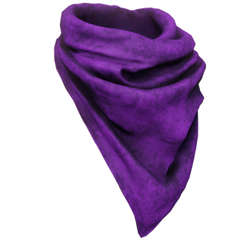 purple scarf