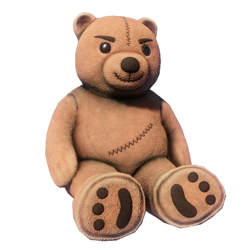creepy stuffed bear