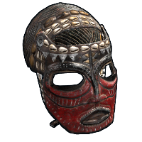 Tribe Warrior Mask in Rust