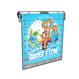 Raider's Cove Garage Door