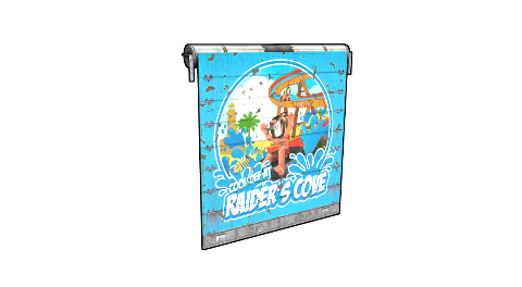 Raider's Cove Garage Door