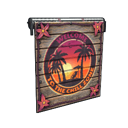 Chill Zone Garage Door