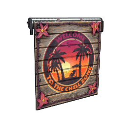 Chill Zone Garage Door