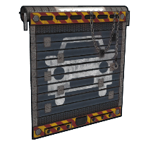 Mechanic Garage Door in Rust
