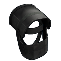 Blackout Helmet in Rust