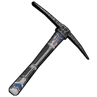 Meteorite Pick Axe in Rust