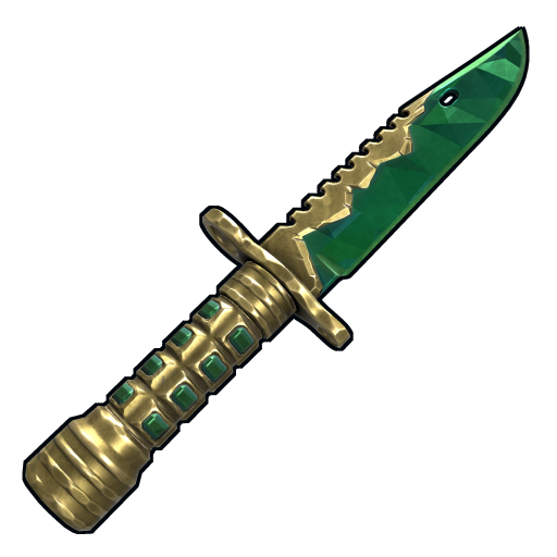 Emerald Knife Rust Skins