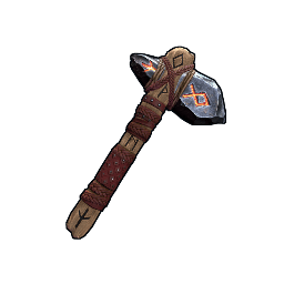 Ancient Runic Stone Hatchet
