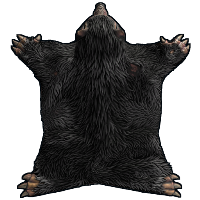 Werewolf Rug in Rust