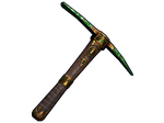 Emerald Relic Pick Axe