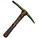 Emerald Relic Pick Axe