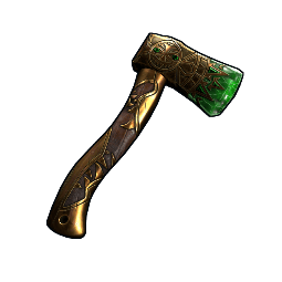 Emerald Relic Hatchet