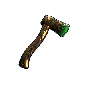 Emerald Relic Hatchet