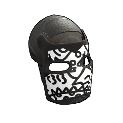 Doodle Metal Facemask