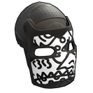 Doodle Metal Facemask