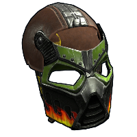 Bombshell Facemask in Rust