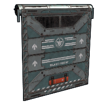 Marine Blast Door in Rust