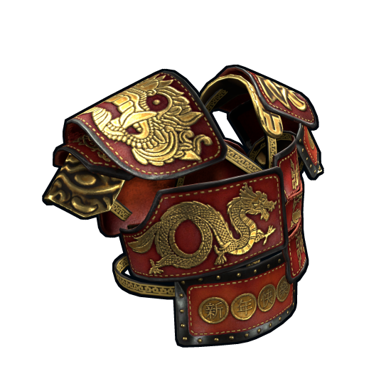 Lunar Armor Vest in Rust