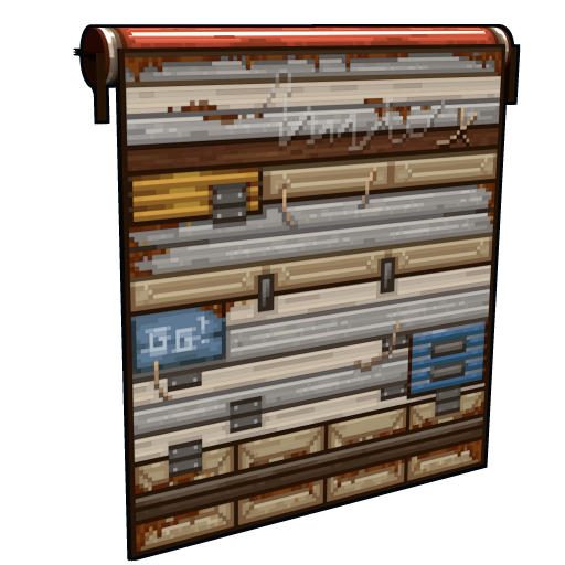 Creative Garage Door Rust Satchel Charge 