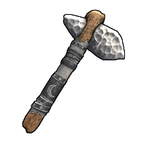 Night Farmer Stone Hatchet in Rust