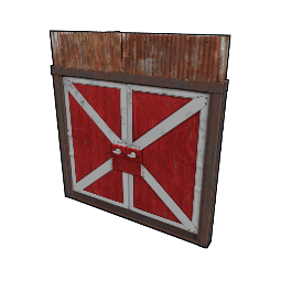 Red Barn Double Door