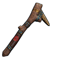 Bite Stone Pick Axe in Rust