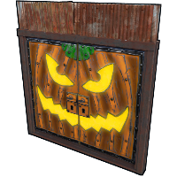 Jack Sheet Metal Double Door in Rust