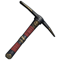 Strange Fury Pick Axe in Rust