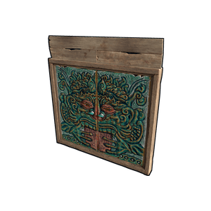 Wind King Wooden Double Door
