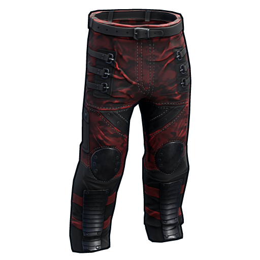 rust red pants