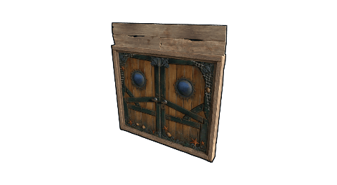 Pirate Ship Wooden Double Door