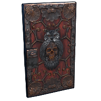 Wild Owl Door in Rust